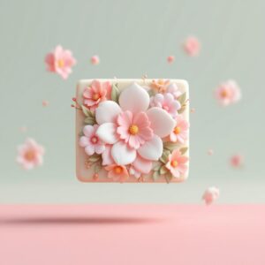 Whimsical Bloom Artisan Soap Ensemble